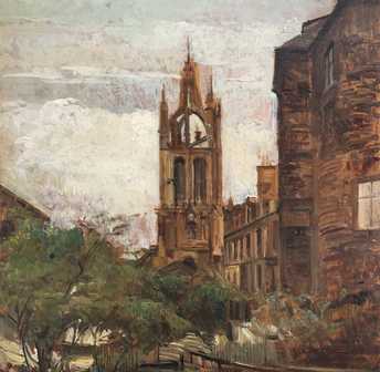 Scorzelli Eugenio - Torre de la Catedral de San Nicolás en Newcastle 